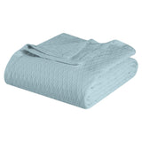 100% Cotton Thermal Blanket – Diamond Weave All-Season, Lightweight & Breathable