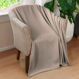 100% Cotton Thermal Blanket – Diamond Weave All-Season, Lightweight & Breathable