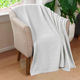 100% Cotton Thermal Blanket – Diamond Weave All-Season, Lightweight & Breathable