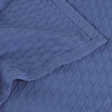 100% Cotton Thermal Blanket – Diamond Weave All-Season, Lightweight & Breathable
