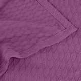 100% Cotton Thermal Blanket – Diamond Weave All-Season, Lightweight & Breathable