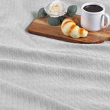 100% Cotton Thermal Blanket – Diamond Weave All-Season, Lightweight & Breathable