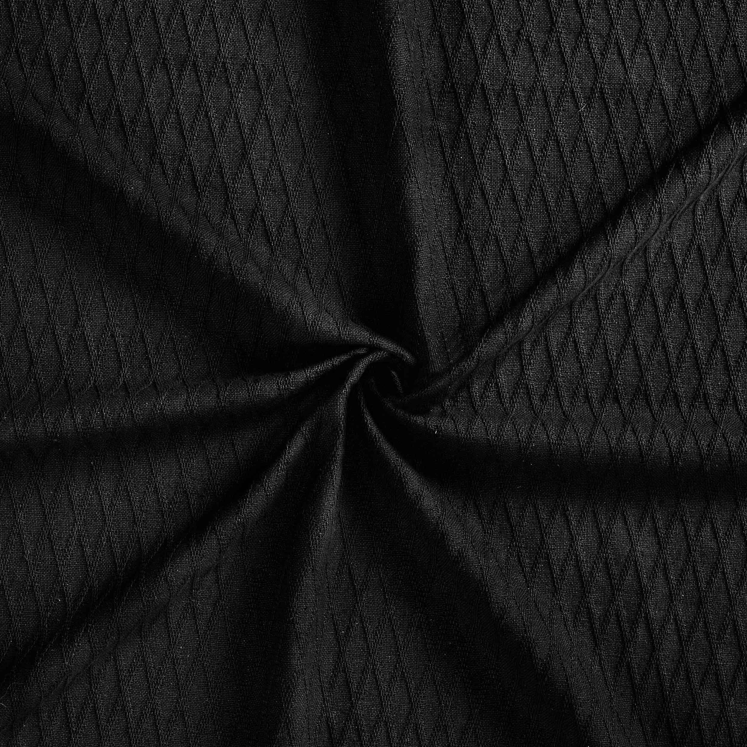 Diamond Weave Modern Classic Geometric All-Season Cotton Blanket