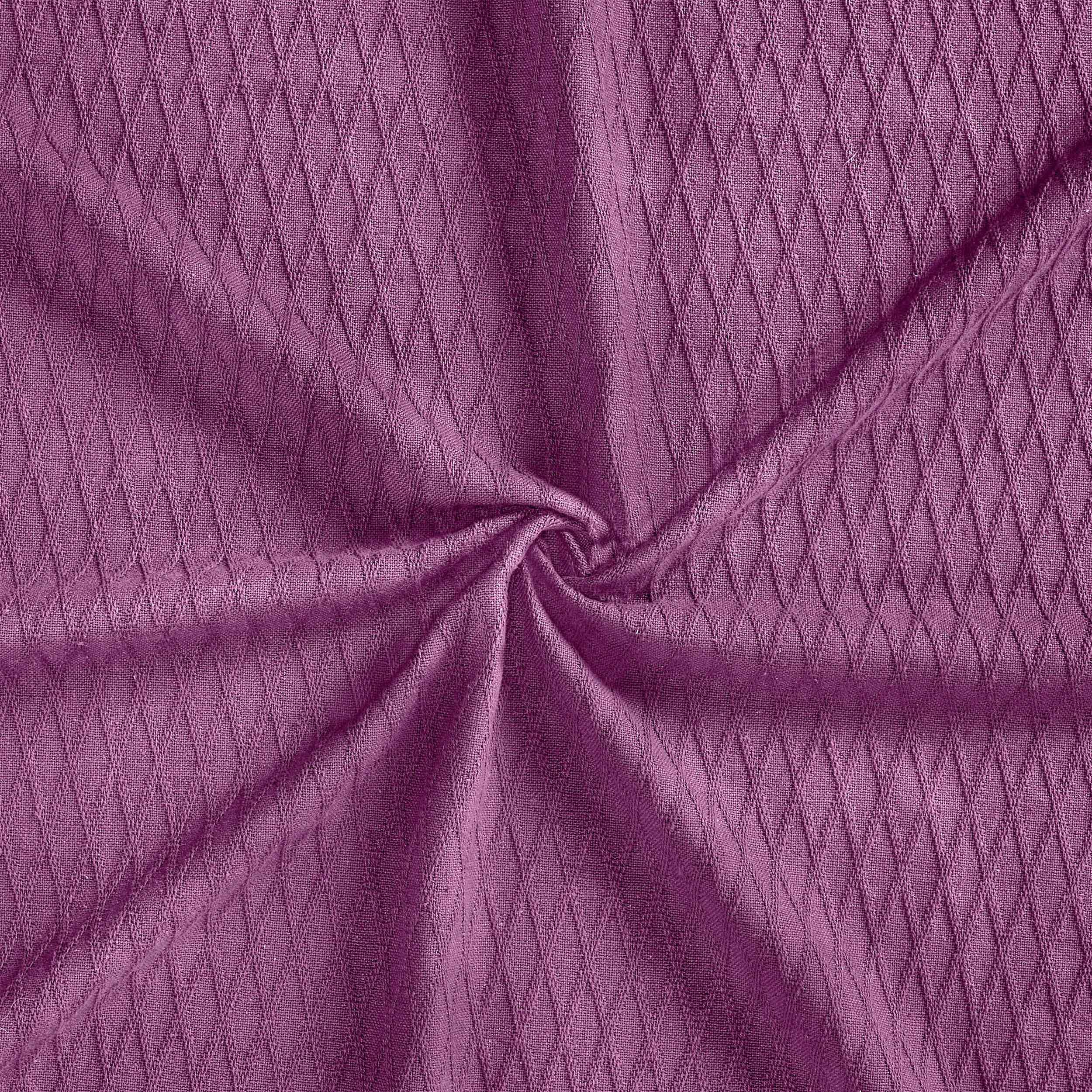 Diamond Weave Modern Classic Geometric All-Season Cotton Blanket