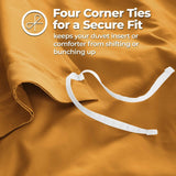 1200 Thread Count Egyptian Cotton Solid Duvet Cover