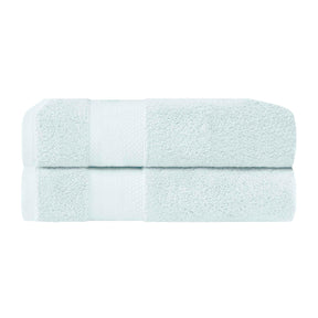 Aria Turkish Cotton Heavyweight Solid Absorbent 2-Piece Bath Towel Set