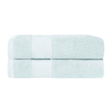 Aria Turkish Cotton Heavyweight Solid Absorbent 2 Piece Bath Towel Set