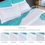 1000 Thread Count Egyptian Cotton Embroidered Duvet Cover
