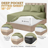 1000 Thread Count Egyptian Cotton Sateen Sheet Set