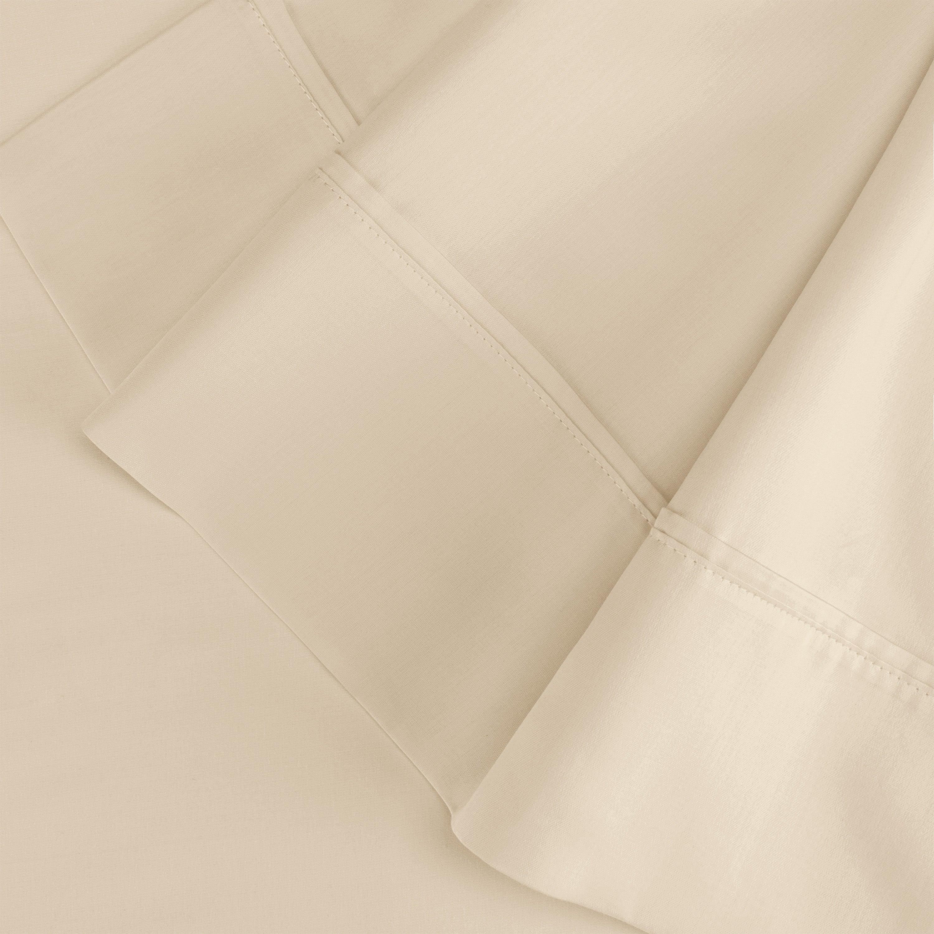 Egyptian Cotton 300 Thread Count Solid Luxury Pillowcases, Set of 2
