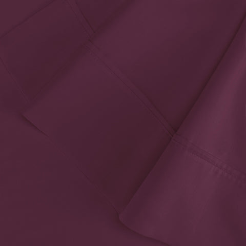 Egyptian Cotton 300 Thread Count Solid Bed Pillowcase Set