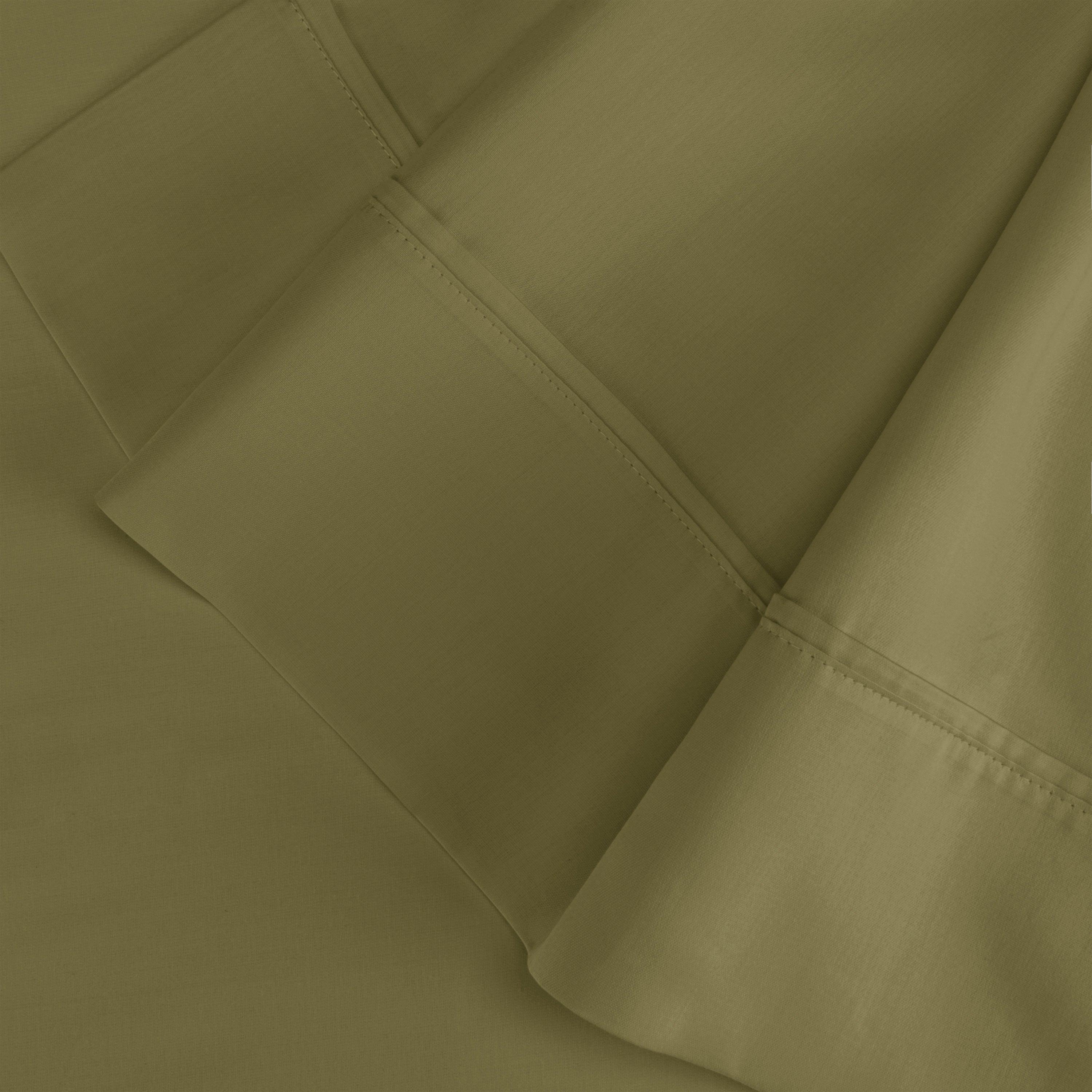 Egyptian Cotton 300 Thread Count Solid Luxury Pillowcases, Set of 2