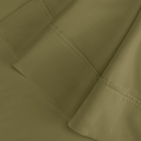 Egyptian Cotton 300 Thread Count Solid Bed Pillowcase Set