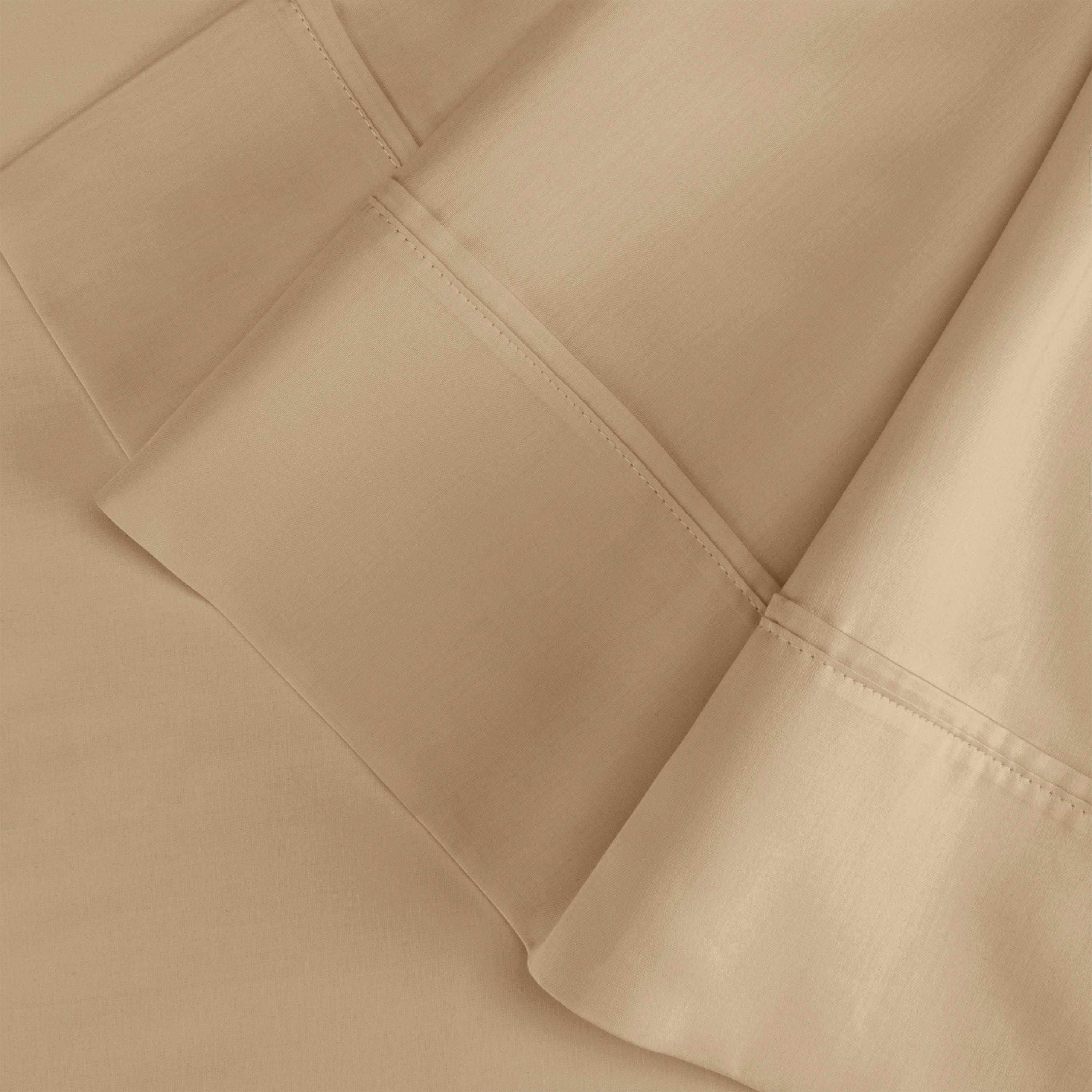 Egyptian Cotton 300 Thread Count Solid Luxury Pillowcases, Set of 2