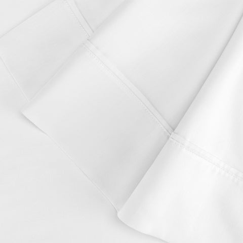 Egyptian Cotton 300 Thread Count Solid Bed Pillowcase Set
