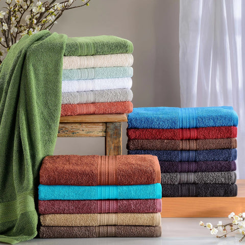Eco-Friendly Ring Spun Cotton Towel Set Collection