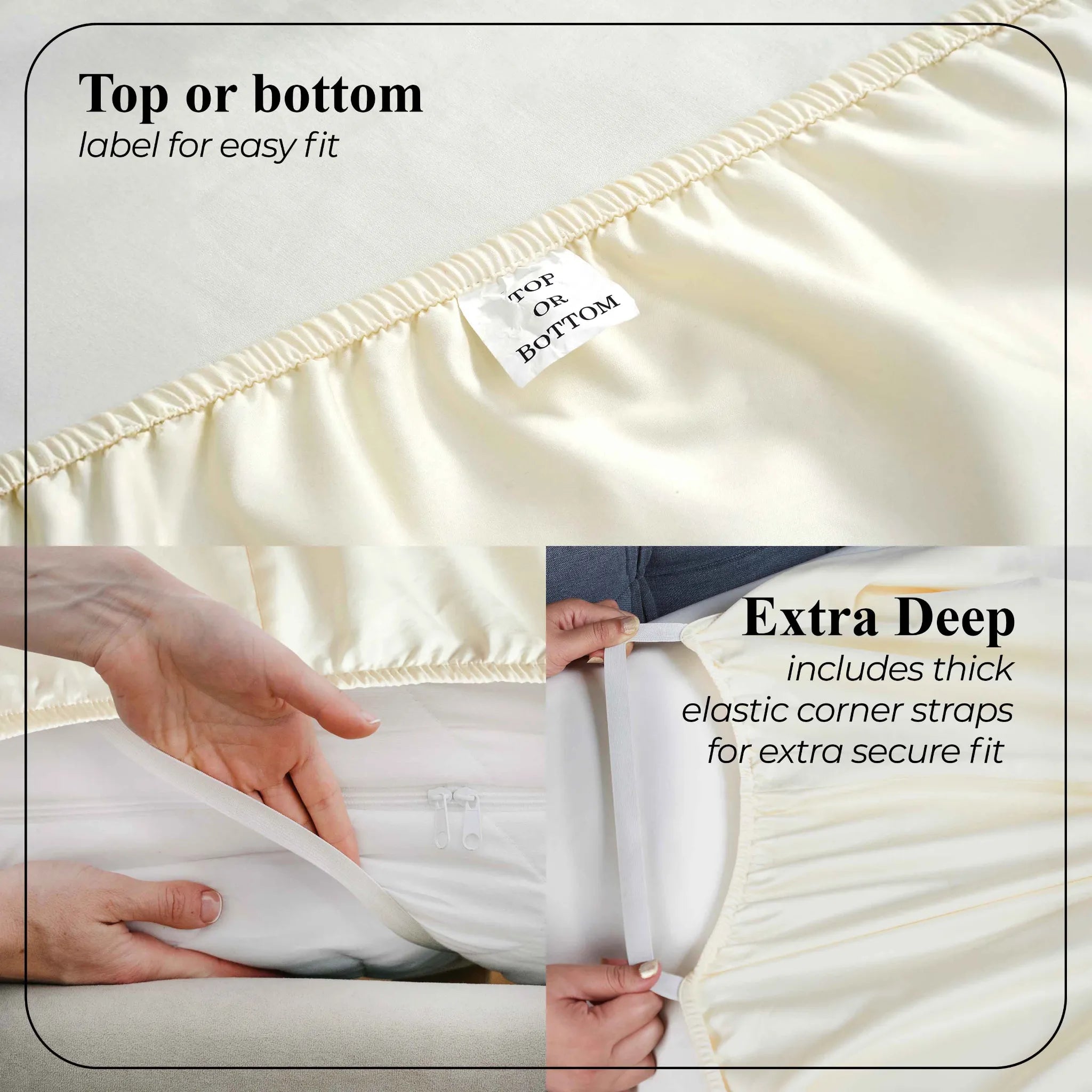 Apus 100% Cotton Perfect Fit Deep Pocket Sheet Set