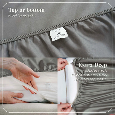 Apus 100% Cotton Perfect Fit Deep Pocket Sheet Set