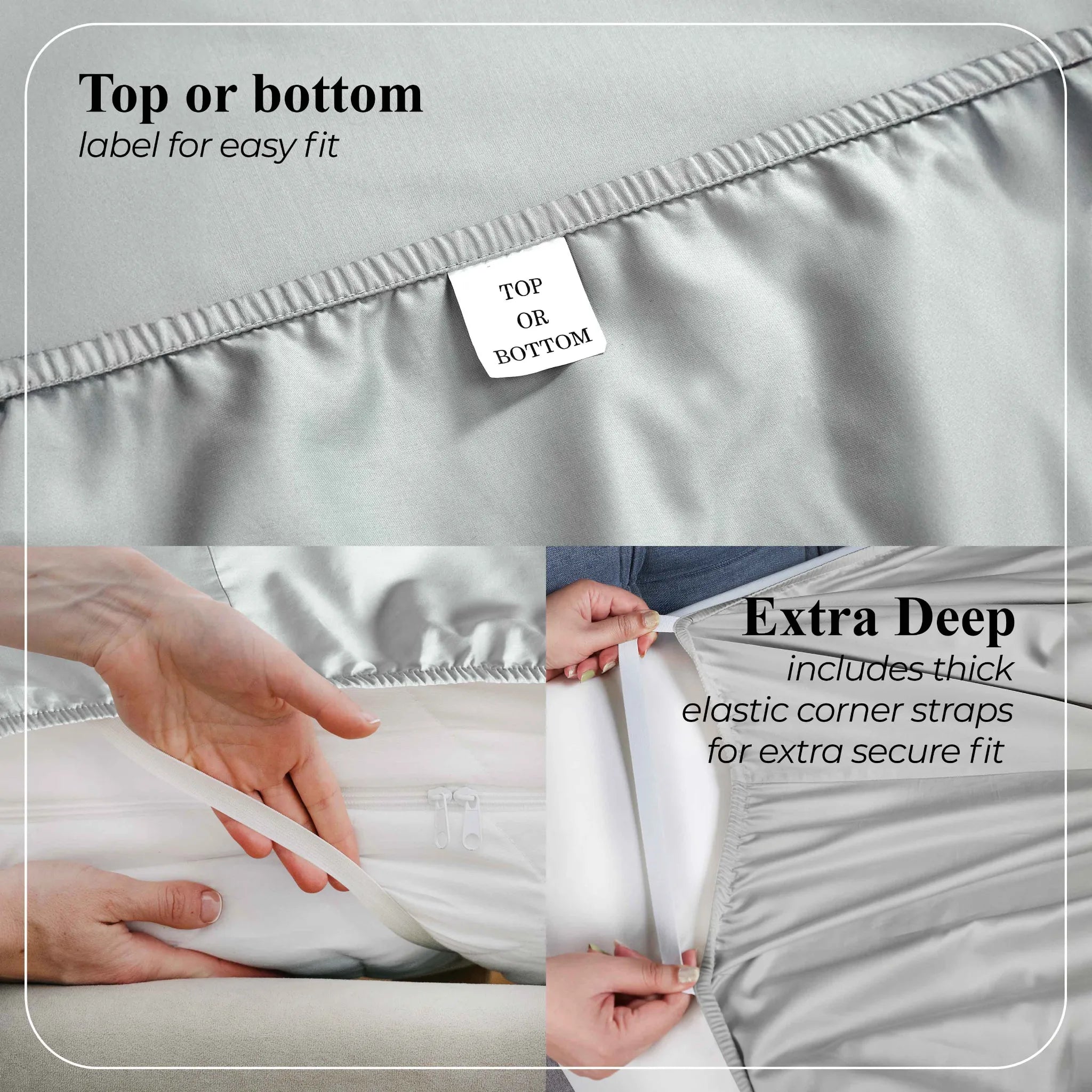 Apus 100% Cotton Perfect Fit Deep Pocket Sheet Set
