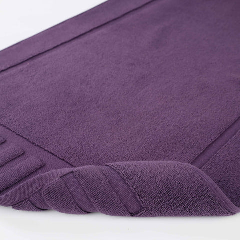 Leo Cotton Modern Absorbent Heavy Washable Bath Mat Set of 2