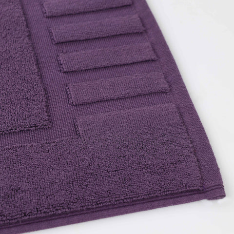 Leo Cotton Modern Absorbent Heavy Washable Bath Mat Set of 2