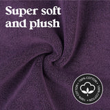 Leo Cotton Solid Modern Absorbent Heavy Washable Bath Mat Set of 2