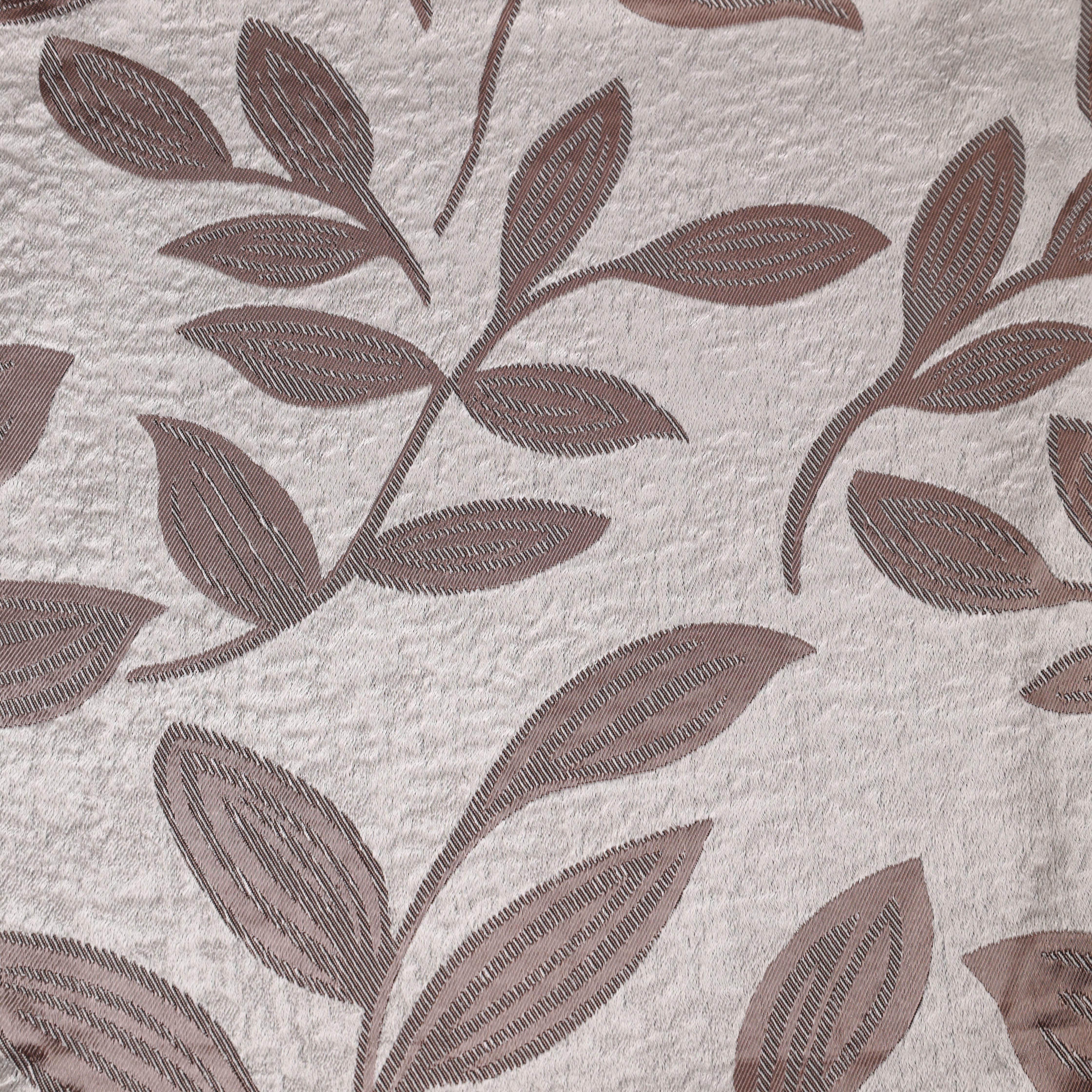 Leaves Machine Washable Room Darkening Blackout Curtains, Set of 2