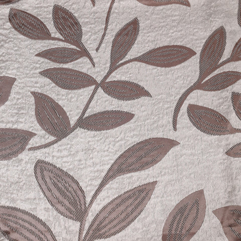 Leaves Machine Washable Room Darkening Blackout Curtains, Set of 2