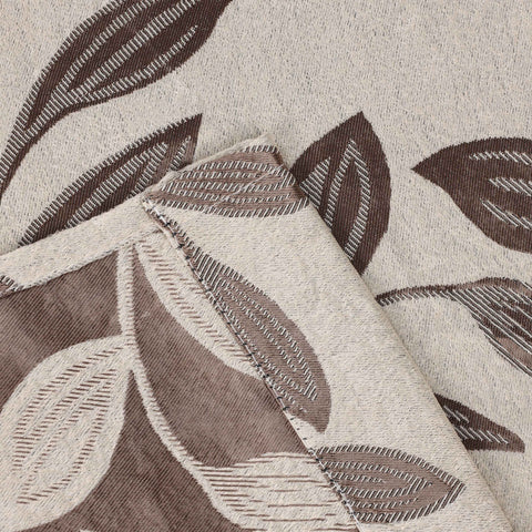 Leaves Room Darkening Washable Blackout Curtain Panels, Set of 2