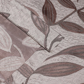 Leaves Machine Washable Room Darkening Blackout Curtains 4 Pieces