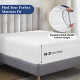 Pavo 100% Cotton 700 Thread Count Fitted Sheet - 18" & 20" Extra Deep Pocket Options