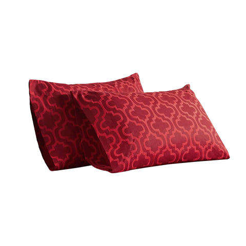 Moroccan Trellis Cotton Flannel 2 Piece Pillowcase Set