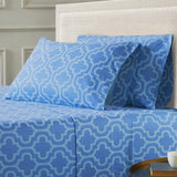 Moroccan Trellis Cotton Flannel 2 Piece Pillowcase Set