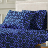 Moroccan Trellis Cotton Flannel 2 Piece Pillowcase Set