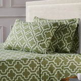 Moroccan Trellis Cotton Flannel 2 Piece Pillowcase Set