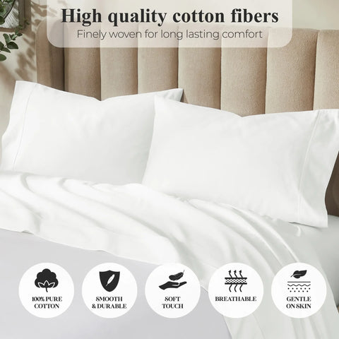 Pavo Cotton 700 Thread Count Perfect Fit Sheet Set