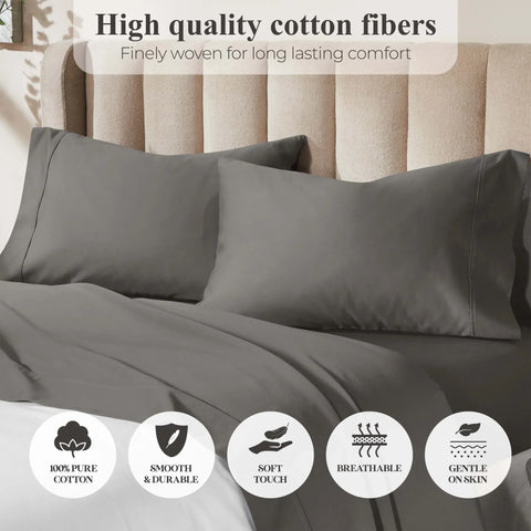 Pavo Cotton 700 Thread Count Perfect Fit Sheet Set