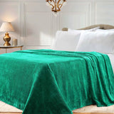 Fleece Plush Medium Weight Fluffy Soft Solid Decorative Blanket