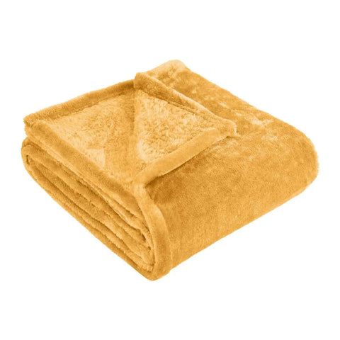 Fleece Plush Medium Weight Fluffy Soft Solid Decorative Blanket
