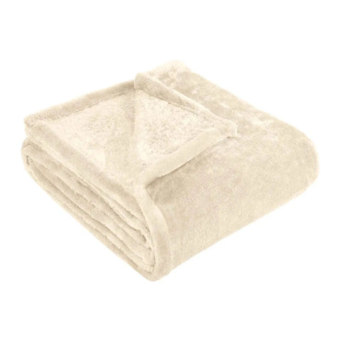 Fleece Plush Medium Weight Fluffy Soft Solid Decorative Blanket
