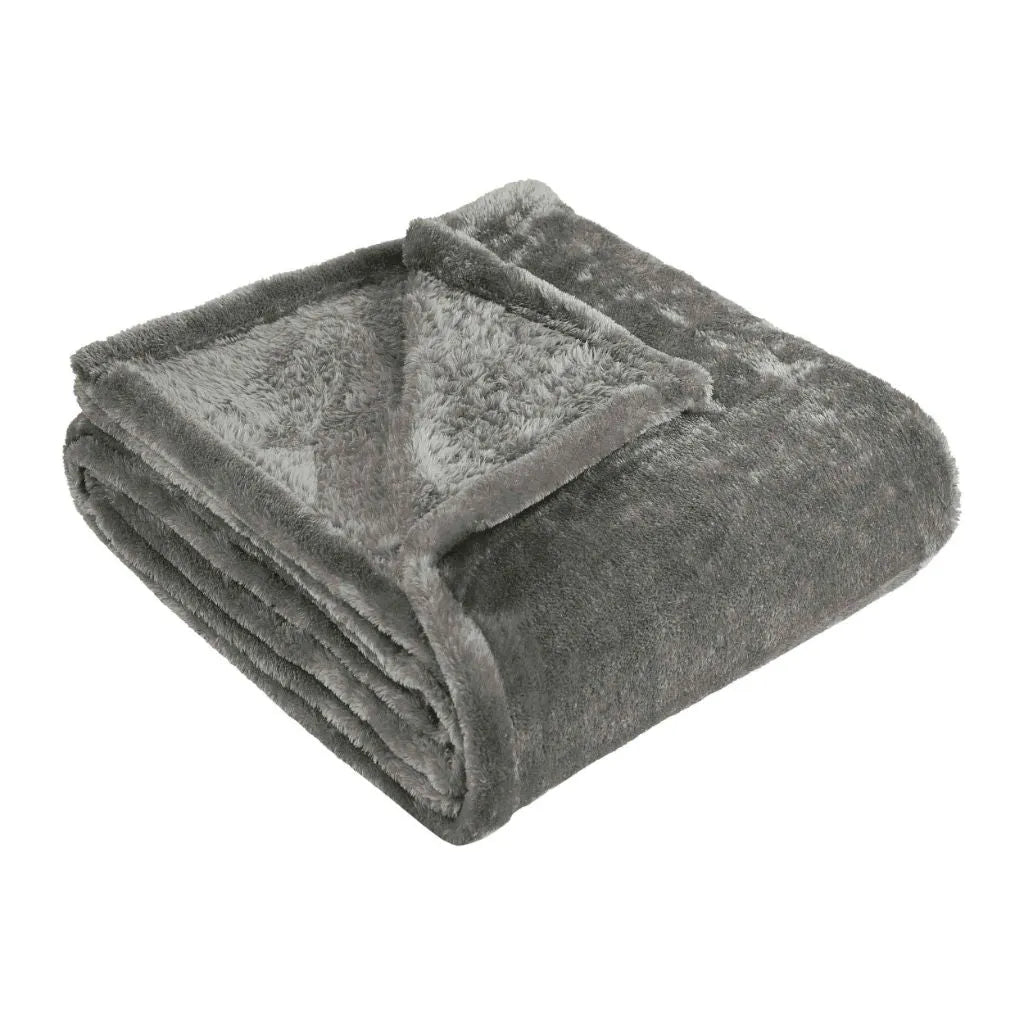 Fleece Plush Medium Weight Fluffy Soft Solid Decorative Blanket