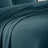 Lightweight Cotton Bedspread Sets 3-Piece Fleur De Lis Jacquard Matelassé