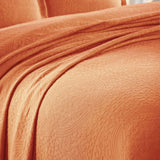 Lightweight Cotton Bedspread Sets 3-Piece Fleur De Lis Jacquard Matelassé