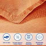 Lightweight Cotton Bedspread Sets 3-Piece Fleur De Lis Jacquard Matelassé