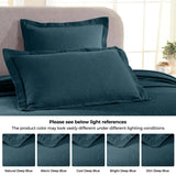 Lightweight Cotton Bedspread Sets 3-Piece Fleur De Lis Jacquard Matelassé