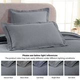 Lightweight Cotton Bedspread Sets 3-Piece Fleur De Lis Jacquard Matelassé