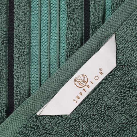 Sadie Zero Twist Cotton Solid Absorbent 3 Piece Towel Set