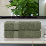 Cotton Eco-Friendly Bathroom Essentials 2 Piece Bath Sheet Set