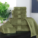Egyptian Cotton 8-piece towel set – Plush & Heavyweight