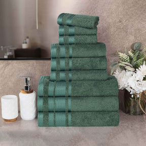 Hays Cotton Medium Weight 9 Piece Assorted Bathroom Towel Set